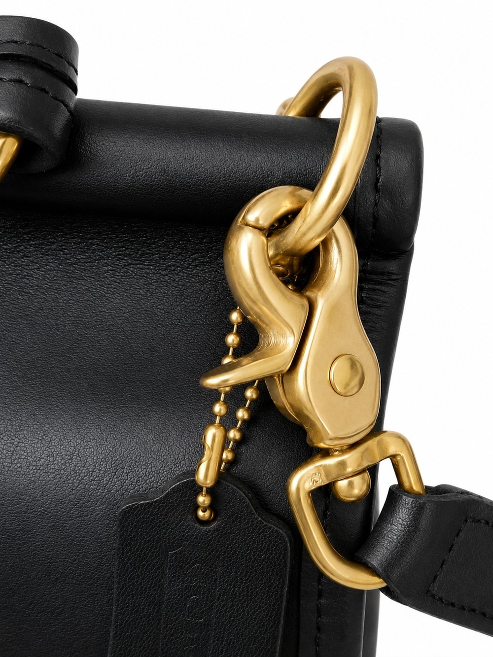 *****SOLD***** Coach Black Leather Turnlock Satchel - Picture 8 of 16
